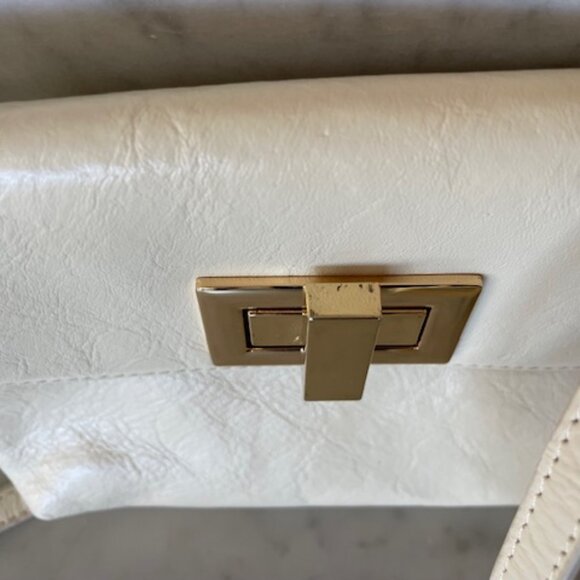 ROWALLAN Crossbody/Clutch Leather Off White - Picture 13 of 15